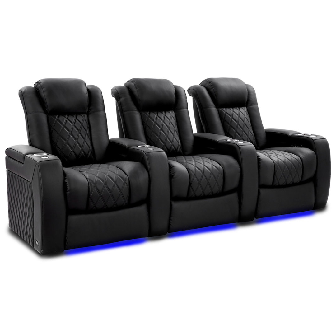 Upholstered Home Theater Seating with Cup Holder Valencia Theater Seating