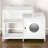 Bathroom Cat Litter Box Hideaway with Divider