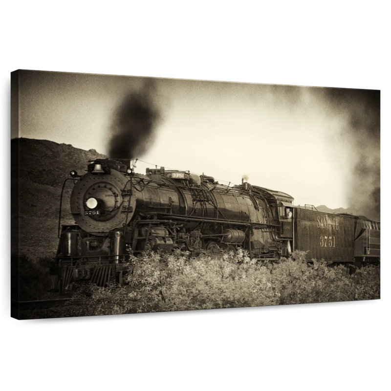 Mehar Train Arrival I, 32" H x 48" W