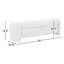 Banc de rangement à boucles 60 po Kalevi-93949679