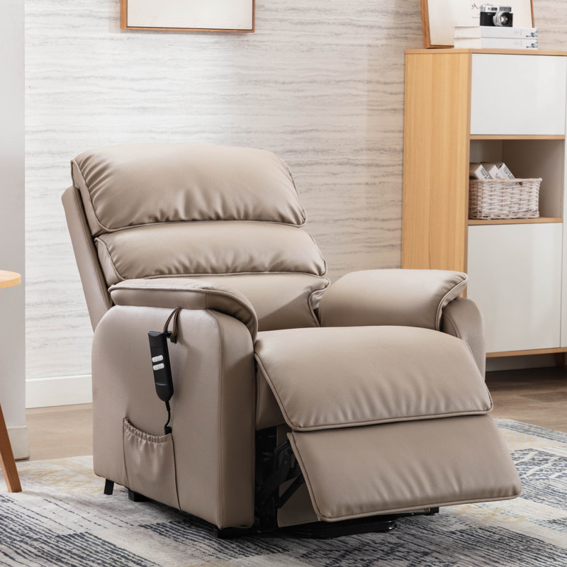 Ein Faux Leather Lift Assist Recliner