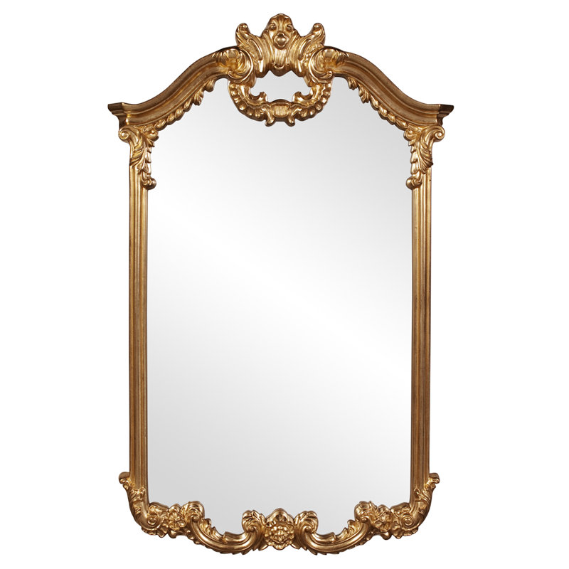 Roman Arch Beveled Mirror, Gold