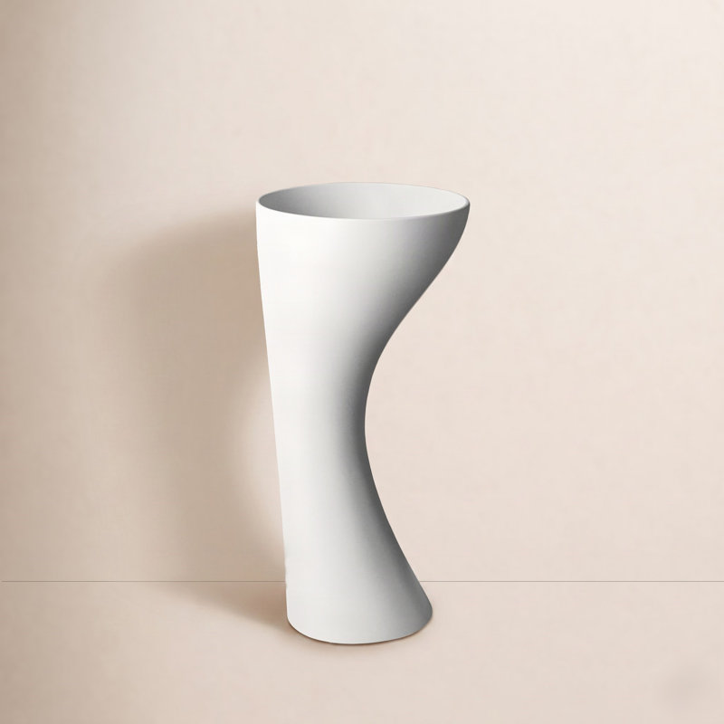 Swan 17.7'' L Bathroom Sink, White