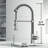 Edison 19" H 1-handle Pull-Down 2-Function Sprayer Kitchen Faucet-28294597-25293738
