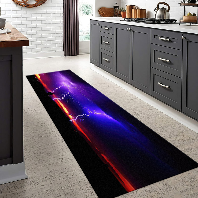 Tapis non tissé à motif mince avec motif géométrique complexe pour une touche élégante et moderne dans tout espace intérieur