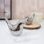 Statues d'oiseaux argentés décorations de style moderne pour décor de table argenté, salon, chambre à coucher, bureau
