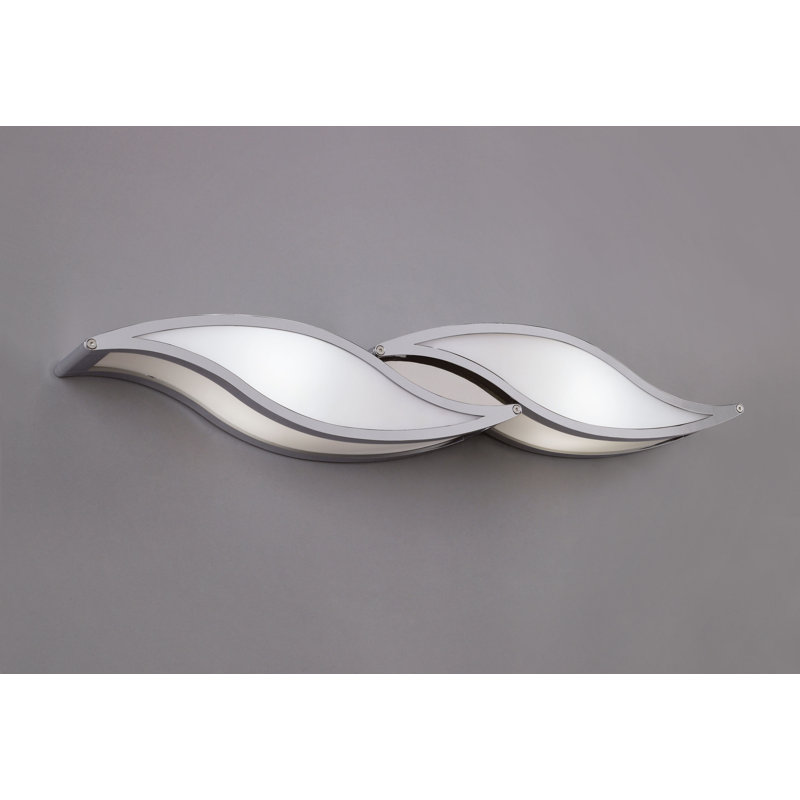 Appliquee à bras 2 lumières amande Gebhardt