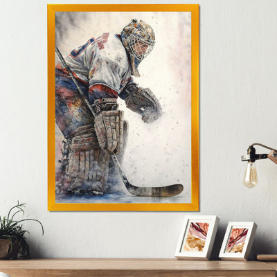 " Goal Keeper During Hockey Game II "