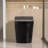 YINGZE Smart Bidet Toilet - Auto Flush, Foot Sensor, Heated Seat & Warm Water, Foam Shield, Comfort Height Elongated Bowl, 1.28 GPF Water-Saving, Black-119702465