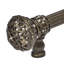 Juliane Grace 9 inches c.c. with 5/8 reeded center long pull large finial with 56 Swarovski Clear Crystals in Antique Brass-1885126028-1885126030