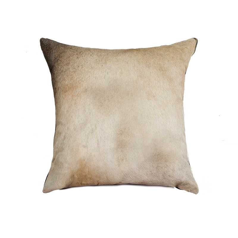 Throw Pillow, Zebu, 18" H x 18" W