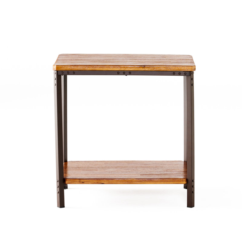 Rachal Solid Wood Top End Table