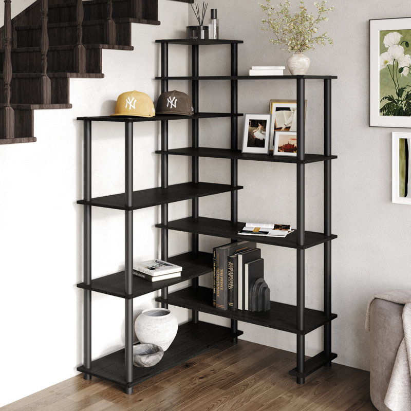 Tablette polyvalente en forme de L Easy Twist, Noir
