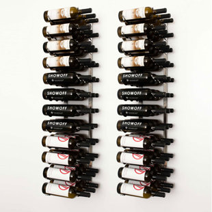 72 Bottle Wall Mounted Wine Bottle Rack