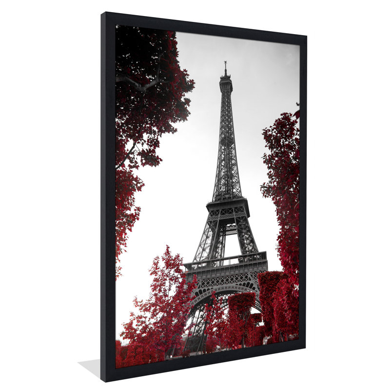 « eiffel tour eiffel », reproduction de photo encadrée, H 39,5 po x l 27,5 po x P 0,75 po