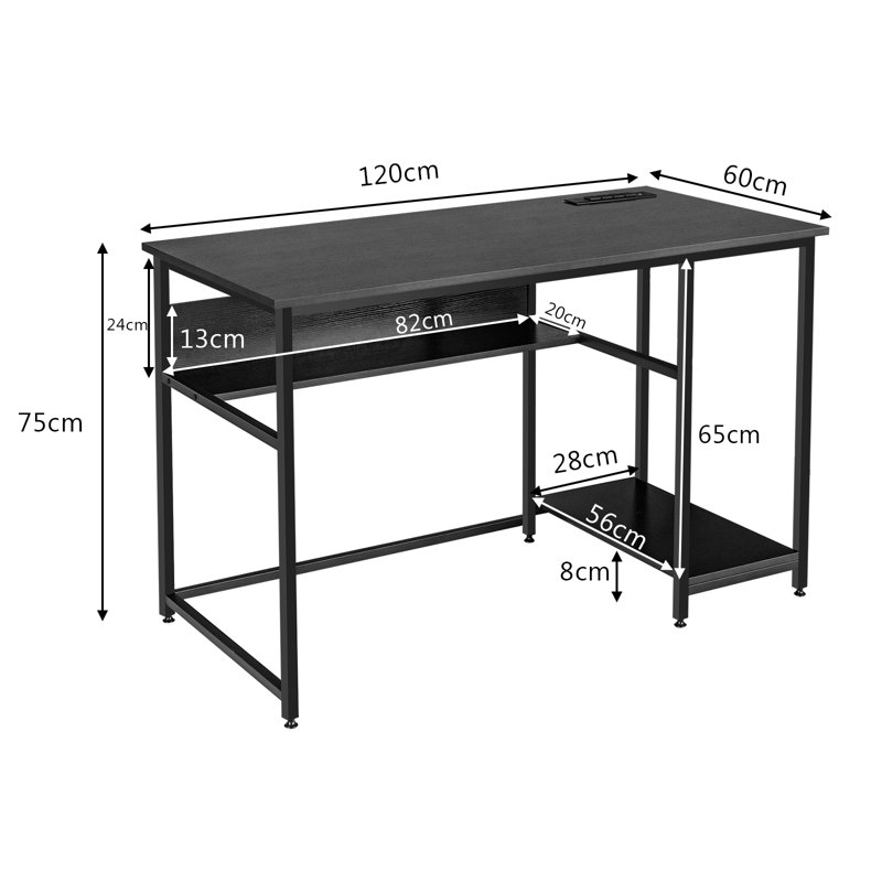 Kamaron Steel Writing Desk