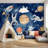 Astronaut Wallpaper Galaxy Planets Wall Mural-43072600-43072603