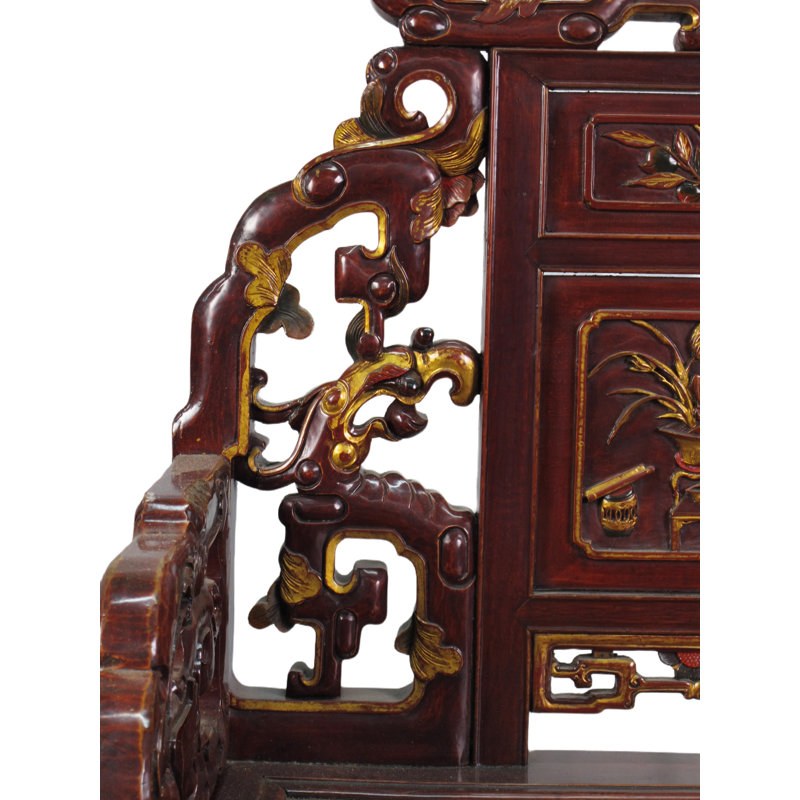 Asian Classic Solid Wood Arm Chair