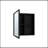 Medicine Cabinet Clayton, Bathroom, Black-419293215