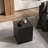 Square-Column MGO End Table,Wood-Like Distressed Finish, Mix With Different Heights, Indoor Outdoor Use Only One piece-115192812-123629212