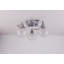 Humboldt Glass Semi Flush Mount