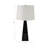 30X16" Tapered Marble Lamp, Black