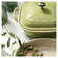 Staub Ceramic 4-Pc Baking Pans Set, Casserole Dish With Lid, Brownie Pan, Citron-1597897622