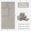 Ensemble de serviettes surdimensionnées 100% coton Turkish-321738511-321738510