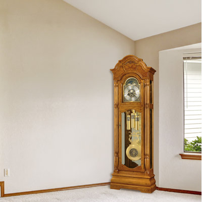 224.8cm Solid + Manufactured Wood Grandfather Clock