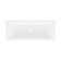Rossendale 91 Rectangular 36-1/8" Undermount or Drop-in Lavatory Sink in Volcanic Limestone with Internal Overflow