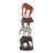 Cole And Grey Polystone Stacked Safari Animals Decorative Sculpture With Round Base