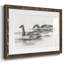 Étude d'oies II - reproduction de cadre photo simple-288631433-288631432