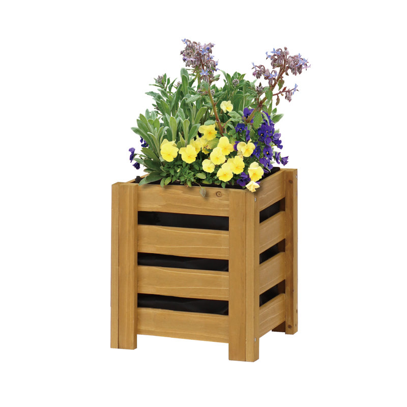 Pot à fleurs en bois Najrin