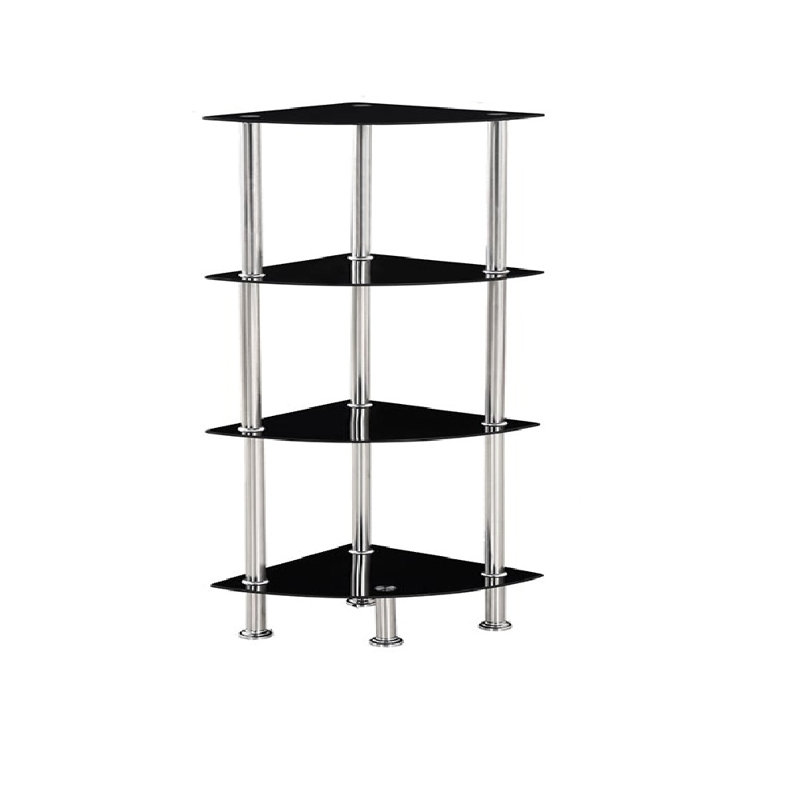 Ogata 29.5cm W Metal Shelving Unit, Black