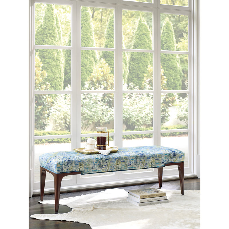 Rendezvous Cotton Abstract Bench
