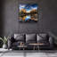 Superbe peinture décorative en verre trempé de 19,7 po x 19,7 po | 100% verre trempé, épaisseur: 0,16 pouce | Impression UV pour des couleurs éclatantes | Parfait pour la décoration intérieure, le salon ou le bureau