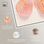 «Butterfly Boho», art mural boho pêche par Art Remedy-104326119-104326106