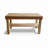 Farmhouse Rustic Bench with Storage Shelf-573004418