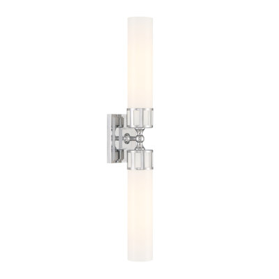 Astor 24.5'' Wide 2-Light Sconce - Chrome