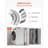 90 Degree Dryer Vent Elbow 4in Vent Kit with 4 Clamps & Aluminum Foil Tape