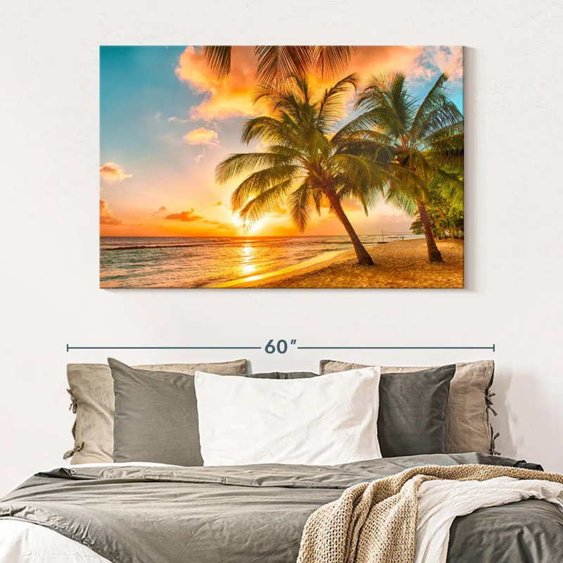 Barbados Island, reproduction sur toile, L 34 po x H 51 po