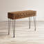 Karmin 46'' Solid Wood Top Console Table