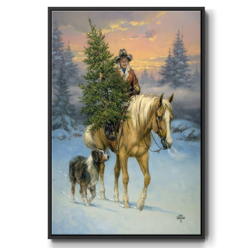«The Family Tree», reproduction d'art sur toile, Cadre noir, H 37 po x l 25 po x P 1,5 po