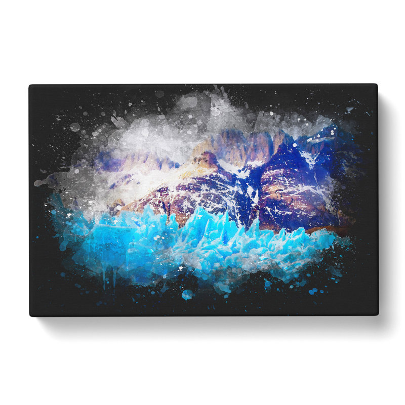 Mountains And Glaciers In Chile - Wrapped Canvas Painting, 60cm H x 91cm W x 3cm D