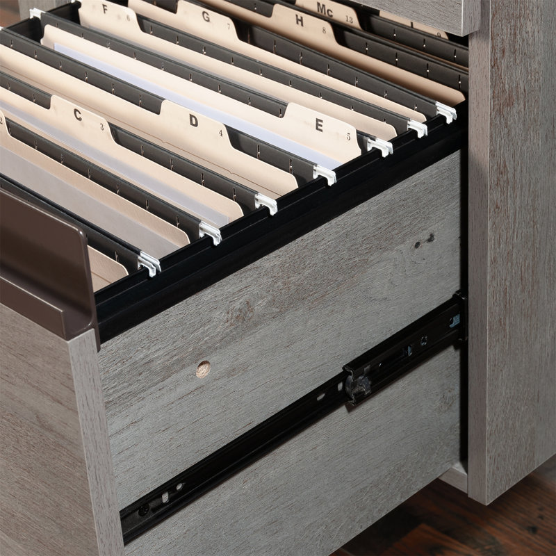 L-Shaped Desk With With Two Drawers