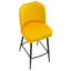 Henline Upholstered Counter Stool with Metal Frame-1011109530
