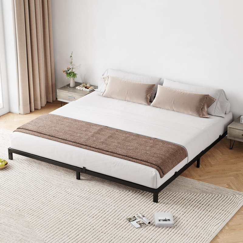 Bed Frame, 6'' H X 79.9'' W X 76.4" L