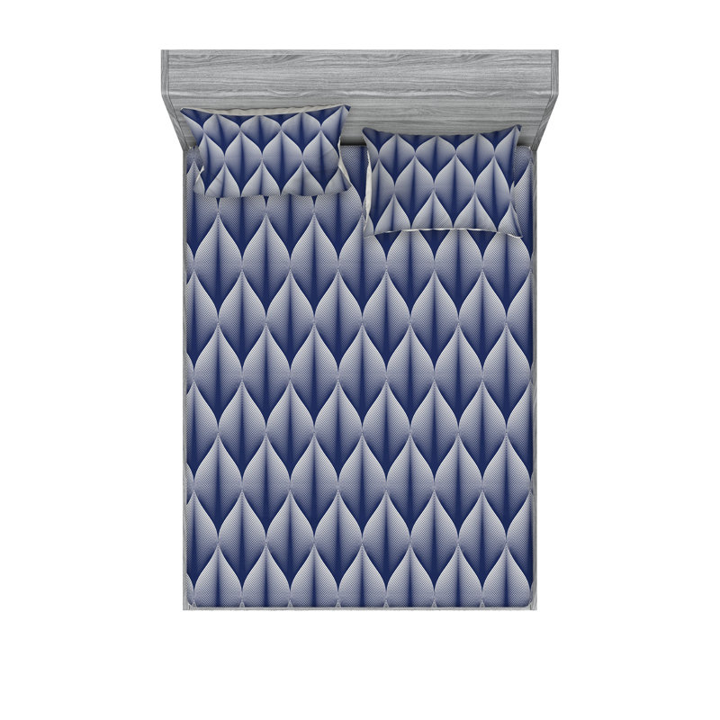 Drap-housse et taies décoratives Ambesonne, Ensemble de draps pour très grand lit californien