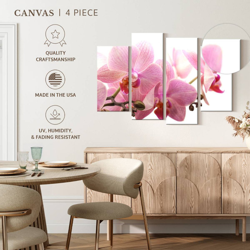 Harnek Dreamy Violet Orchids, 27" H x 43" W