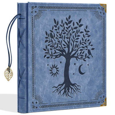 Album photo 4 po x 6 po, 600 pochettes, avec disposition horizontale et verticale, convenant aux mariages, aux anniversaires, à la famille ou aux documents de voyage (bleu)